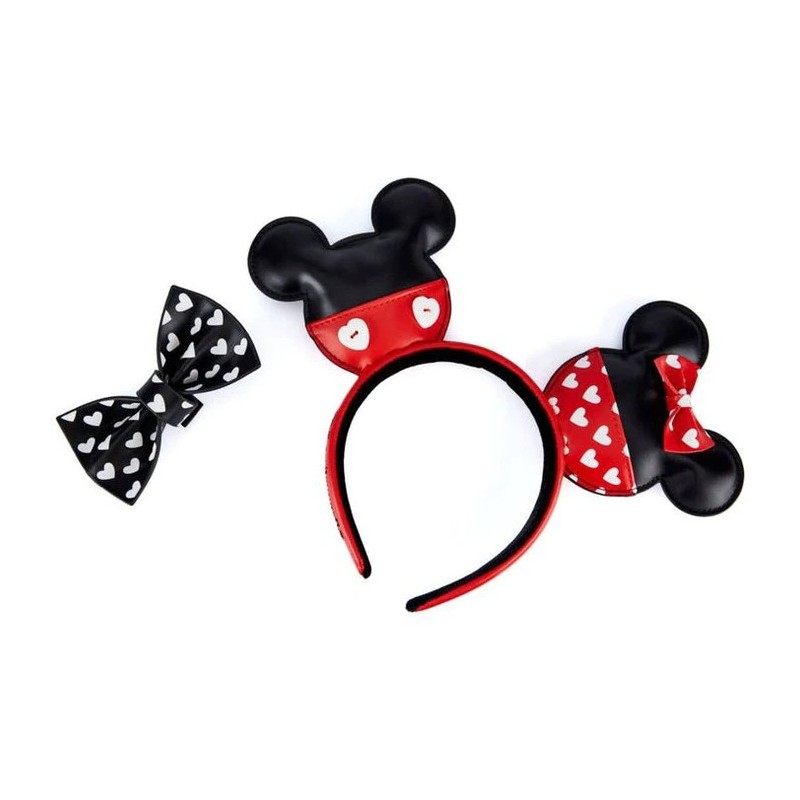Loungefly Disney Mickey and Minnie Valentines headband