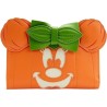 Loungefly Disney Minnie Mouse Glow In The Dark Pumpkin Wallet