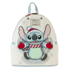Loungefly Disney Stitch Holiday Angel Snow Glitter Backpack