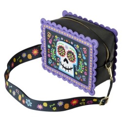 Loungefly Pixar Coco Miguel Calavera Floral Skull Crossbody