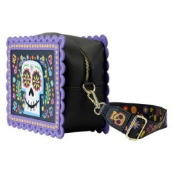 Loungefly Pixar Coco Miguel Calavera Floral Skull Crossbody