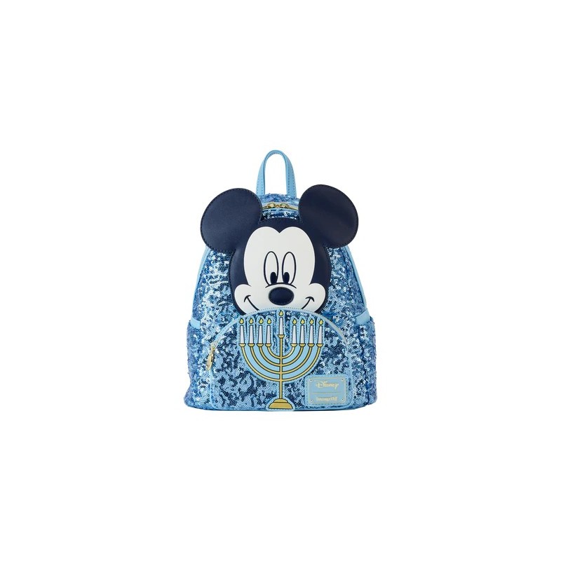 Loungefly Disney Mickey Happy Hanukkah Menorah Backpack