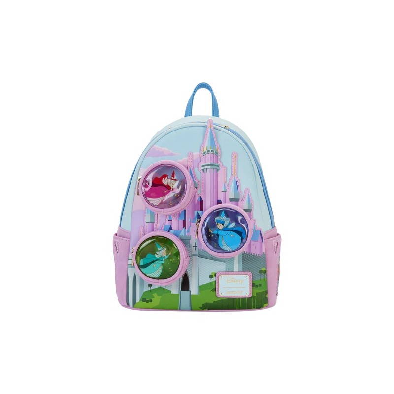 Loungefly Disney Sleeping Beauty Stained Glass Castle Backpack