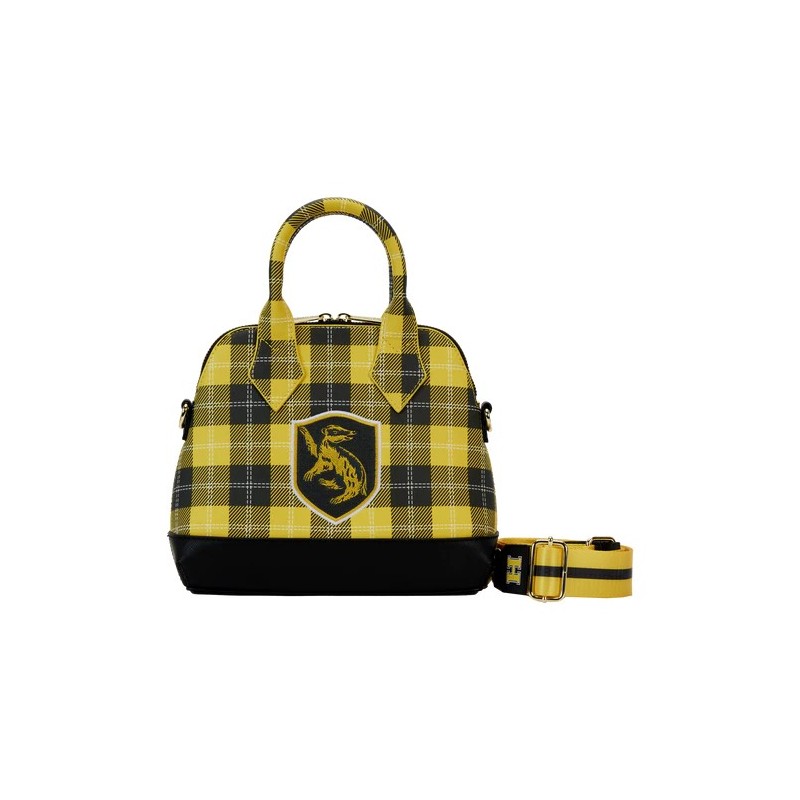 Loungefly Harry Potter Hufflepuff Varsity Plaid Crossbody