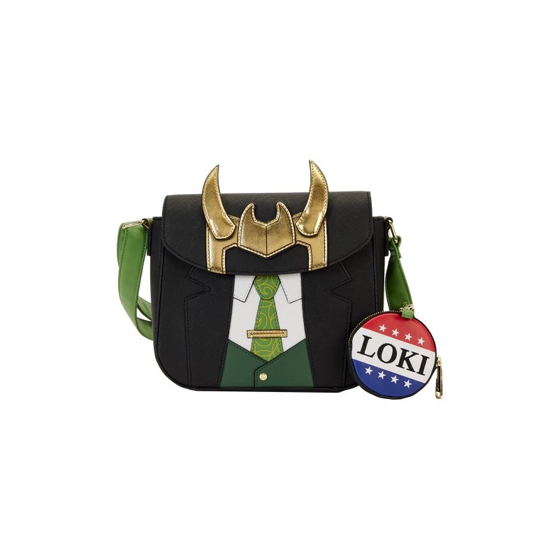 Loungefly Marvel Loki For President Cosplay Crossbody