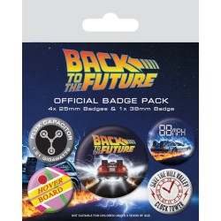 Pack de badges Retour Vers Le Futur