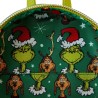 Loungefly Dr Seuss How the Grinch Stole Christmas Santa Cosplay Backpack