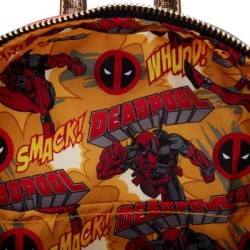 Loungefly Marvel Metallic Deadpool Cosplay Backpack
