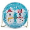 Loungefly Disney Mickey & Minnie Snowman Snow Globe Crossbody