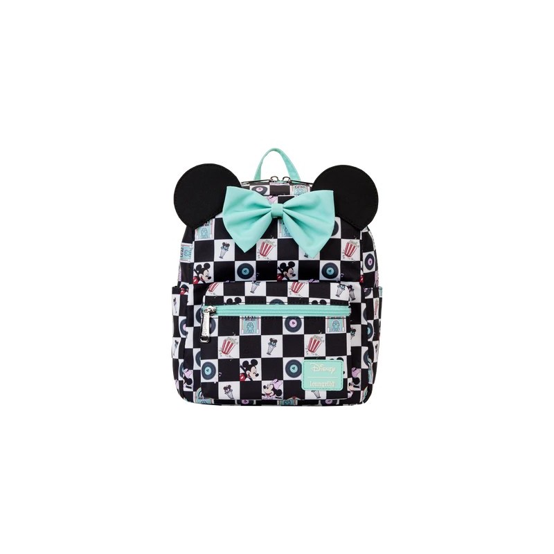 Loungefly Disney Mickey Mouse et Minnie Mouse Date Night Diner Backpack