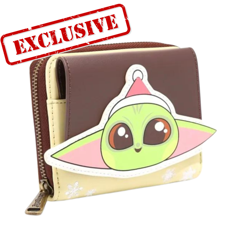 Loungefly Star Wars - The Mandalorian Grogu Xmas Exclusive Wallet