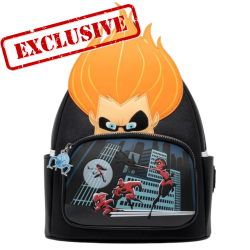 Loungefly Pixar The Incredibles Syndrome Chase Exclusive Backpack