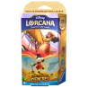 Disney Lorcana TCG - Les terres d'encre - Starter Deck Rubis et Saphir- Vaiana & Picsou