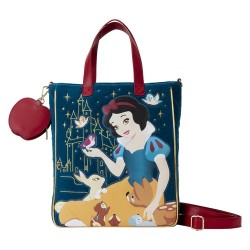 Loungefly Disney Snow White Heritage Velvet Tote Bag