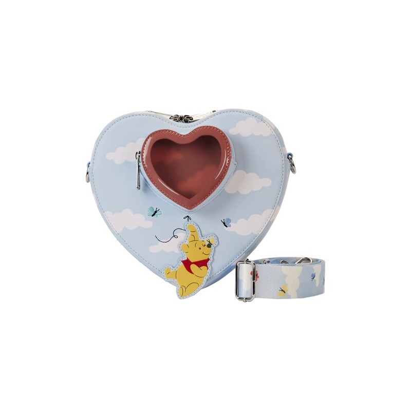 Loungefly Disney Winnie the Pooh Balloons Heart Crossbody Bag