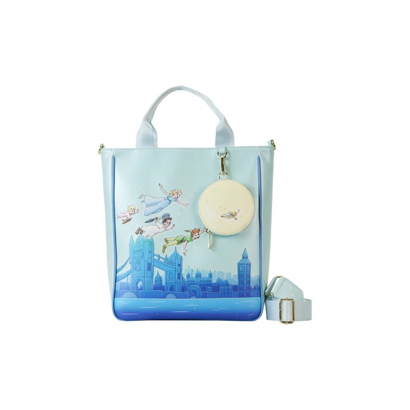 Loungefly Disney Peter Pan You Can Fly Glow Tote Bag