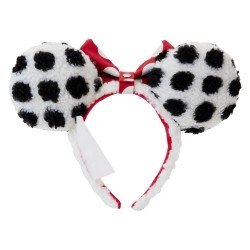 Loungefly Disney Minnie Mouse Rocks the Dots Sherpa Ears