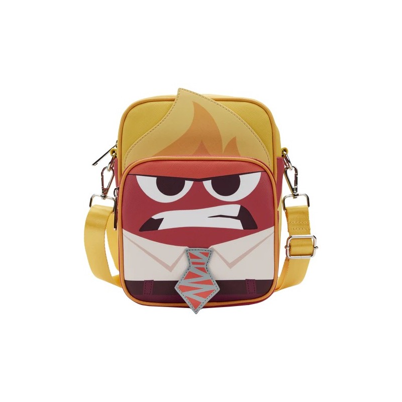 Loungefly Pixar Inside Out Anger Cosplay Passport Bag