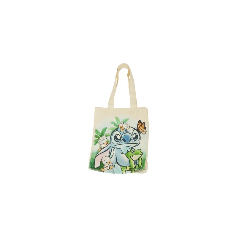 Loungefly Disney Lilo & Stitch Springtime Stitch Totebag