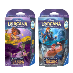 Disney Lorcana TCG - Le retour d'Ursula - Starter Deck Ambre et Améthyste - Mirabel & Bruno