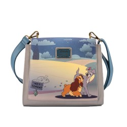 Loungefly Disney Lady and the Tramp Wet Cement Crossbody