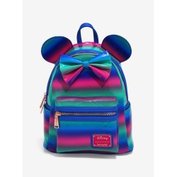 Loungefly Disney Minnie Mouse Striped Ombre Exclusive Boxlunch