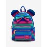 Loungefly Disney Minnie Mouse Striped Ombre Exclusive Boxlunch