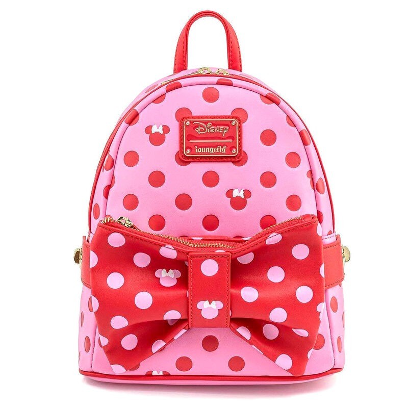 Loungefly Disney Minnie Mouse Pink Polka Dot and Belt