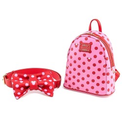 Loungefly Disney Minnie Mouse Pink Polka Dot and Belt