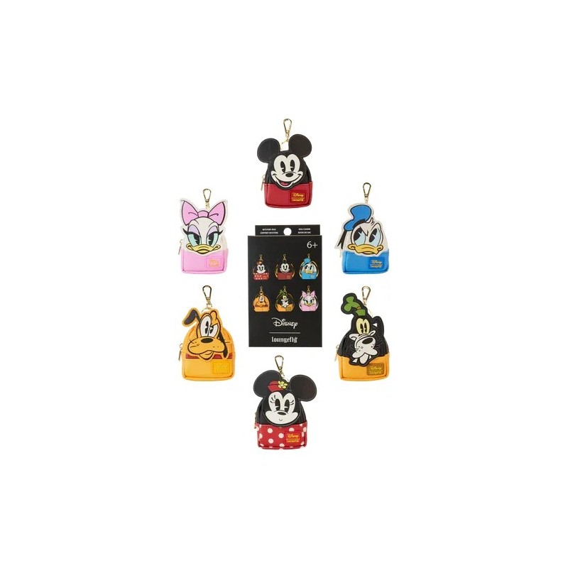 Loungefly Disney Mini Backpack Bag Charm Mystery Box Mickey And Friends Edition