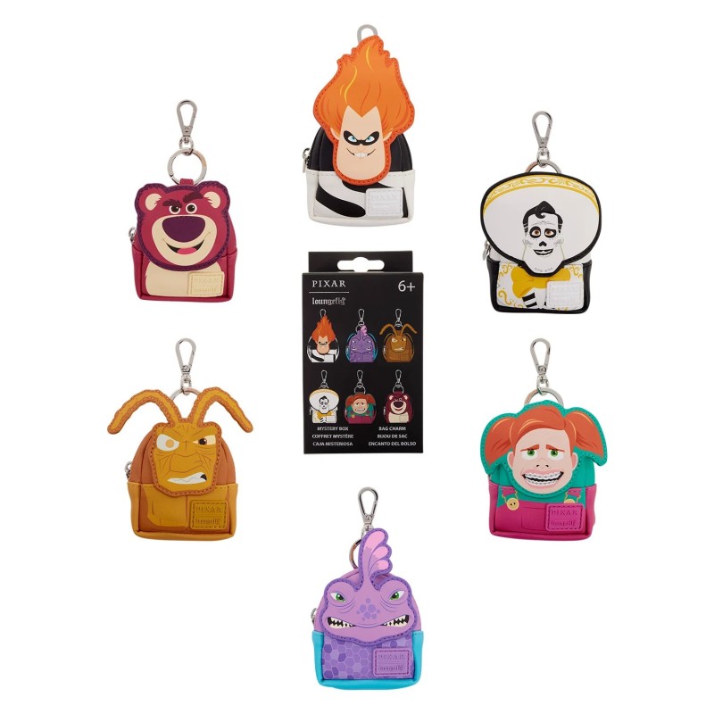 Loungefly Mini Backpack Bag Charm Mystery Box Pixar Rivals