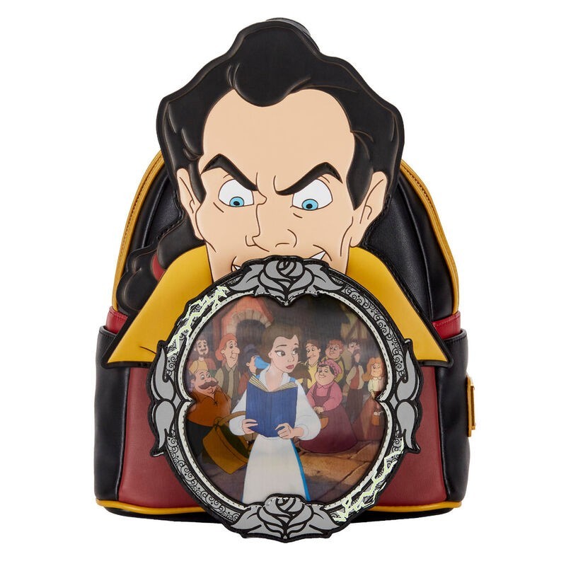 Loungefly Disney Beauty and the Beast Gaston Villains Scene Backpack